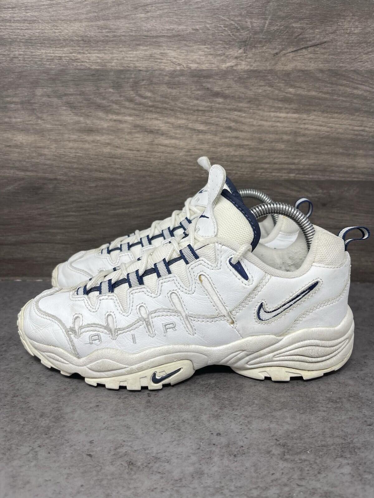 Nike Air Perish Sneakers Womens Size 7.5 Vintage White Y2k
